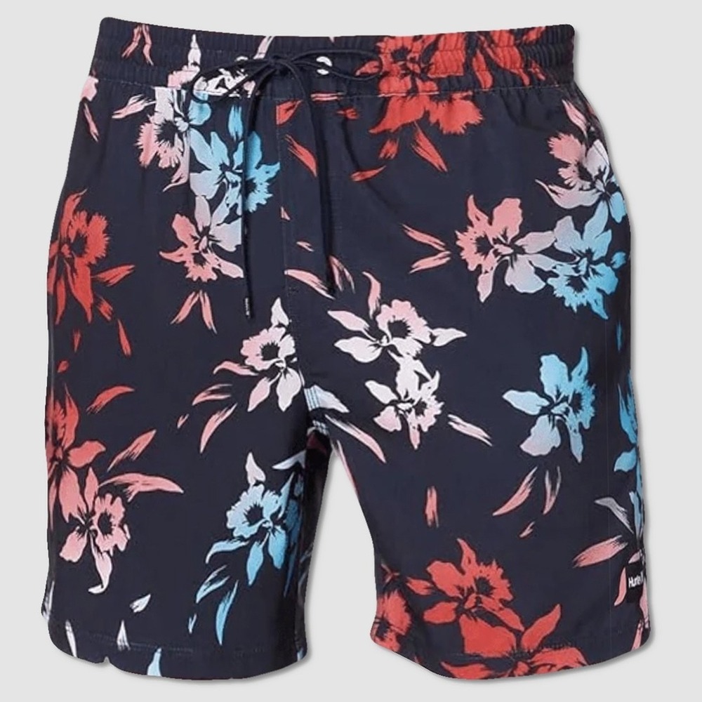 Hurley Cannonball Volley Board Shorts - NWT Mens Size XL Multi - #49363-J3